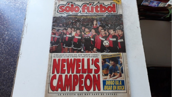 Solo Fútbol. Newell's Campeón Clausura 1992. 0