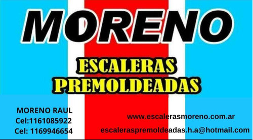 Escaleras Premoldeadas Moreno. Instalación En El Día! 0