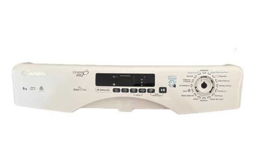 Panel De Mando Con Sensor Flex Gvs C8dce-12 Secarropas Candy 0
