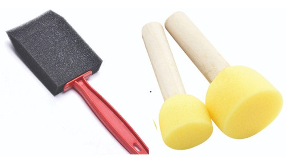 Kit Pincel Mousse Batedor Espatulador 0 Kit Pincel Mousse Batedor Espatulador 0