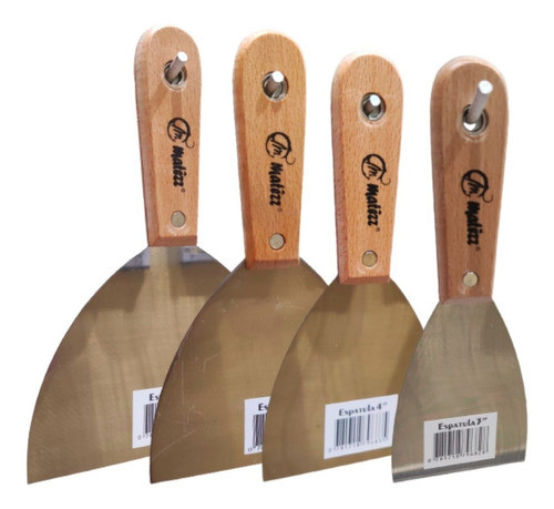 Espátula Flexible Acero 4 Pulgada 10cm Albañil Matezz 1
