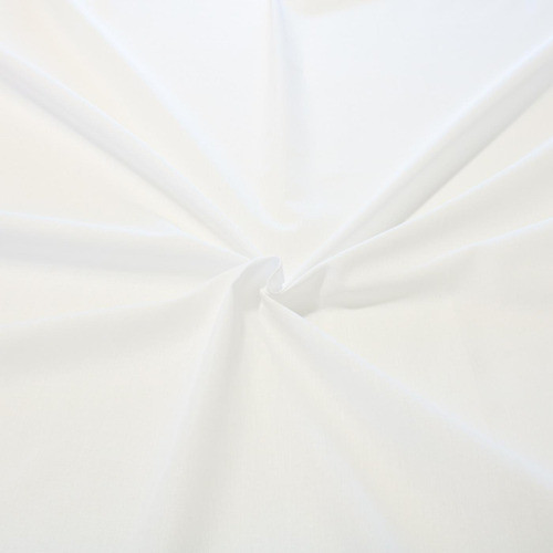 Tecido Tricoline Liso 50% Algodão 50% Poliéster Branco 0