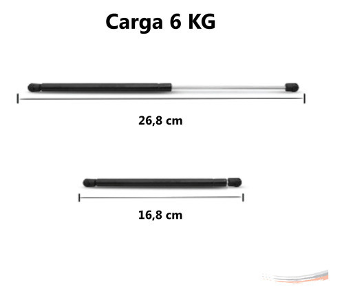 Amortecedor Mola Gás Portinhola Lat Stralis 97 A 07 1