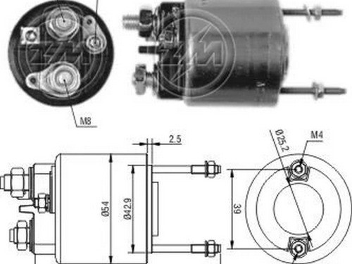 Solenoide O Automatico De Arranque Zm 596 0
