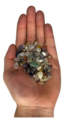 Pedra Roladas Naturais Cascalho Sortida Mista Pacote 200g 0