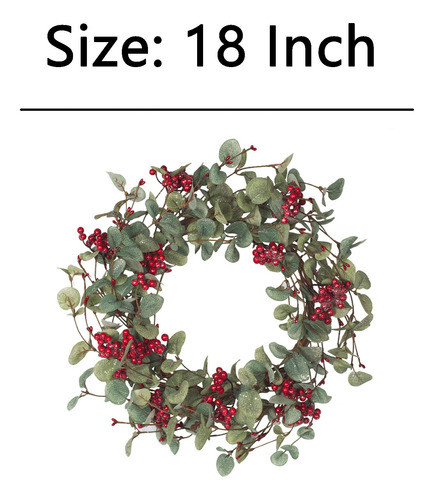 Corona Navideña Skrantun De 45 Cm Con Decoración Navideña De 1
