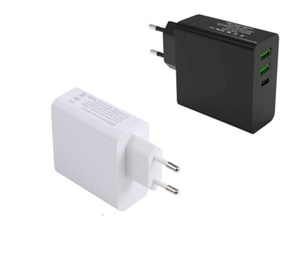 Cargador De Pared 2 Usb + 1 Usb-c 65w 1