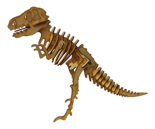Rompecabezas 3d Dinosaurio T-rex Tiranosaurio Rex Envio Flex 1