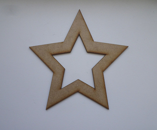 3 Estrellas Fibrofacil Caladas 30 Cm 1