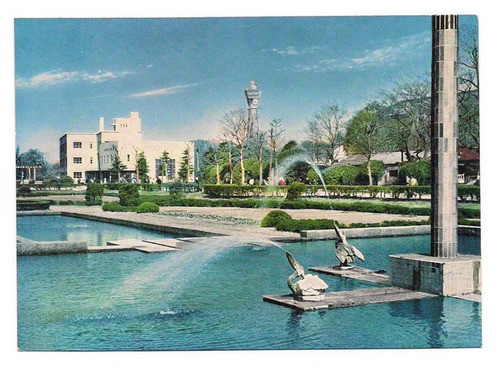 Postal Japon Parque Tenmoji Osaka Numero 025 B3 0