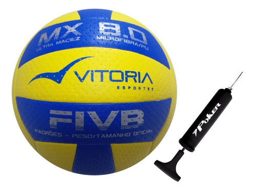 Bola Volei Oficial 8.0 Pu Ultra Macia Torra De Estoque 0