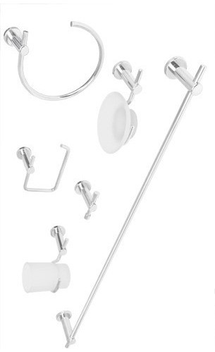 Juego De 6 Accesorios Para Baño Wm Insumos Sanitarios 1