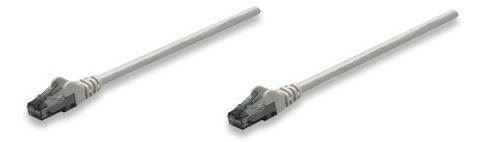 Patchcord Cat6 15m Gris 100% Cobre Intellinet 1
