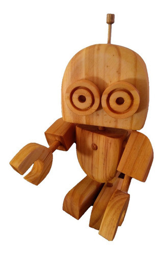Robot Maqueta De Madera 0