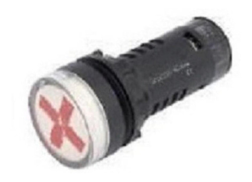 Ojo Buey Piloto Indicador 0/1 Rojo 220v Baw Electro Medina 0