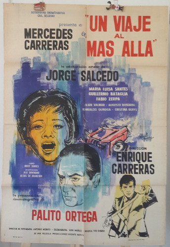 Afiche Cine Original Película Viaje Mas Alla Palito Ortega 0