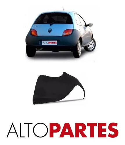 Puntera Paragolpe Trasero Ford Ka 97 98 99 2000 2001 Derecha 1
