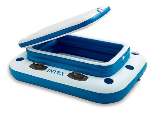 Colchoneta Infl. Porta Conservadora Intex + Inflador 1