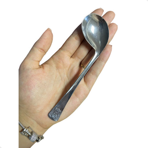 Colher Infantil Curva Em Inox Tramontina Baby Destra 1