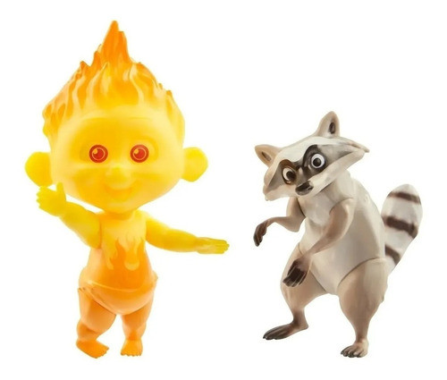 Los Increíbles -jack-jack & Dracoon Tien. Ofic. Disney 74950 0