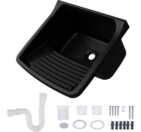 Tanque Preto Plástico + Sifão 22l 47x43x27 | Astra 0