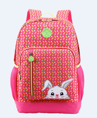 Mochila Xeryus College Coelho 03 Zípers G 12271 Pink 0
