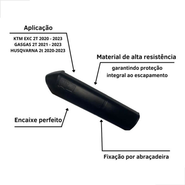 Protetor De Escapamento Race Pro Ktm 2020 - 2023 1