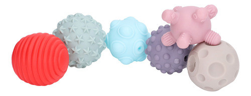 Brinquedo Sensory Ball, 6 Peças, Conjunto Texturizado Para B 0