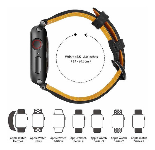 Malla Cuero Para Apple Watch (42/44mm) Oulucci [7vs5rlkn] 1