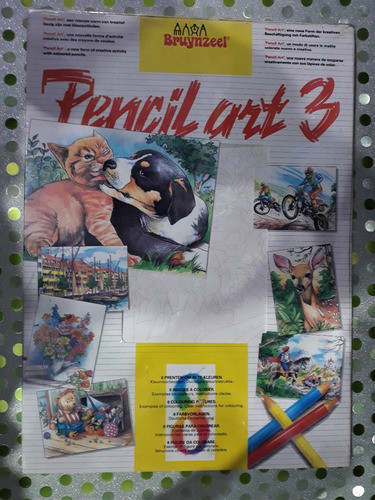 Set 8 Laminas Para Colorear Pencil Art 3 Bruynzeel 0