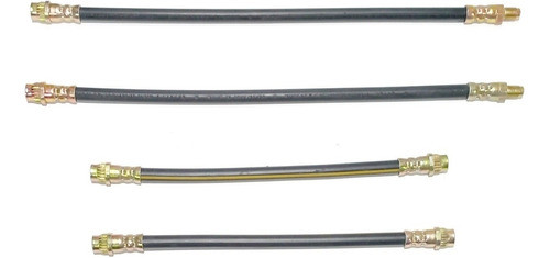 Kit 4 Flexibles Freno Delante / Traser Renault 9 R9 - Yy19 0