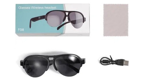 Lentes Con Parlante Y Manos Libres F-06 0