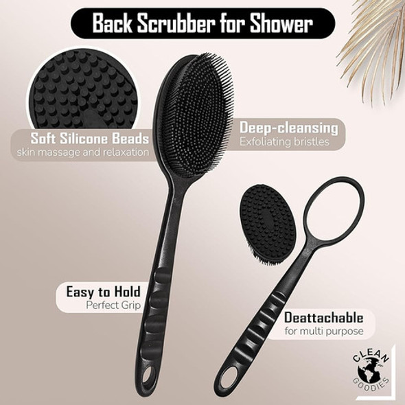 Fregadora De Cara, Cuerpo Y Espalda De Silicona Exfoliante N 1 Fregadora De Cara, Cuerpo Y Espalda De Silicona Exfoliante N 1