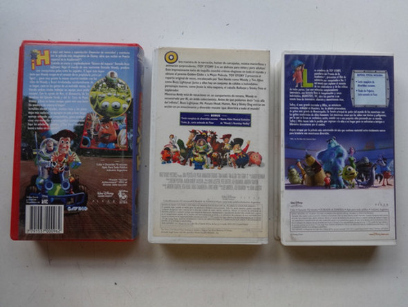 Pack Vhs Disney Toy Story Monsters Inc. Original 1