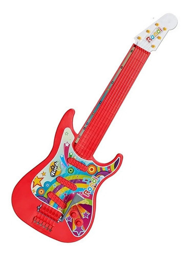 Guitarra Rockera Juguete Plástica Rondi Suena Palermo Znor 0