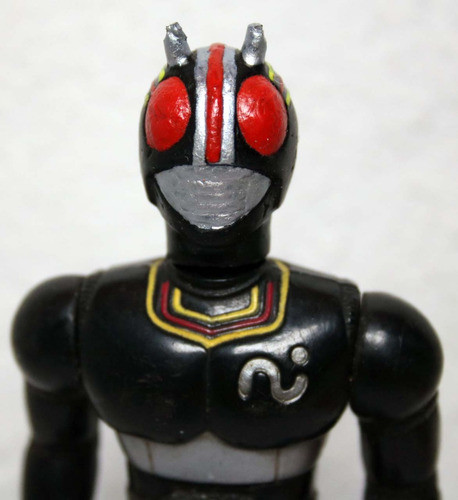 Black Kamen Rider Boneco Glasslite Deluxe Black Man Antigo 1