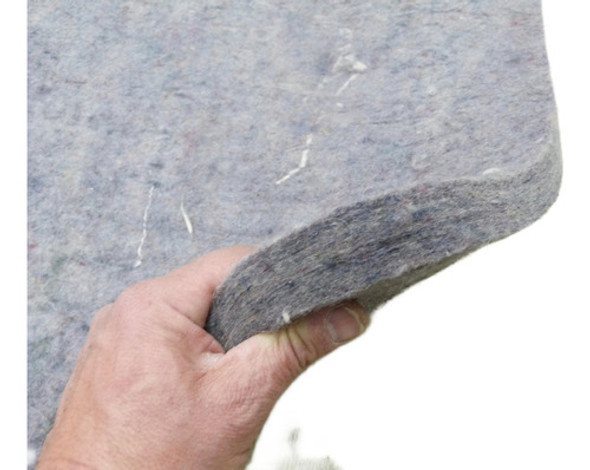 Mandil Gris Pura Lana Mezcla Recado Montura 1