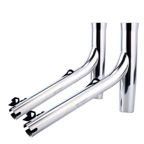 2 X Sliler Excelente Pulido Acero Inoxidable Soporte Elegant 0