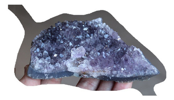 Amatista Violeta Bellísima Drusa En Bruto - Largo 12,0 Cms 0