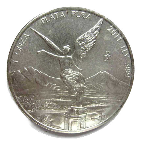México 1 Onza Liberty De Plata Pura Impecable Vea Las Fotos. 0
