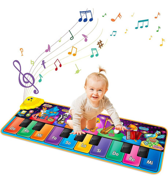 Alfombra De Piano Musical Para Bebés Con 25 Sonidos 0