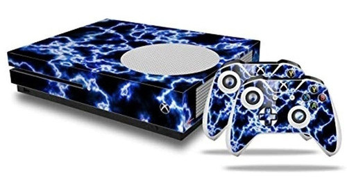 Juego De Fundas De Estilo Electrify Blue Decal Para Consola 0