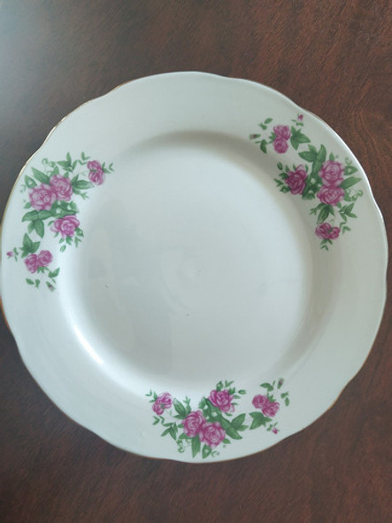 Plato Torta /masas Porcelana Década 80 Nuevo 25,5 Cm 1 Plato Torta /masas Porcelana Década 80 Nuevo 25,5 Cm 1