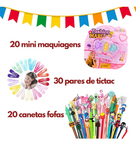 Kit 200 Brindes Brinquedos Prendas Premium Fenomenais Festa 1