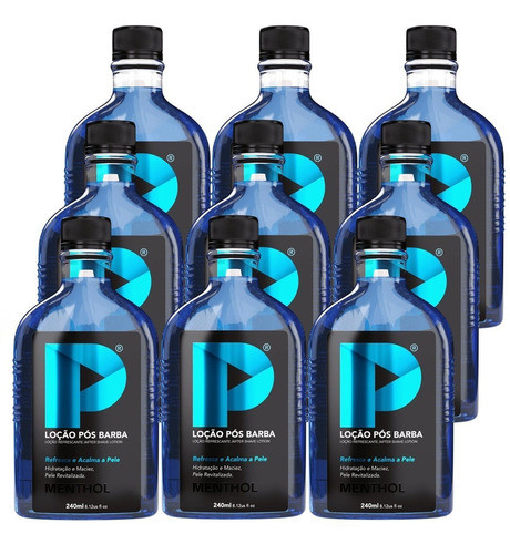 Loção Pós Barba Play Barber 240ml Menthol Mentolado 9 Unidad 0