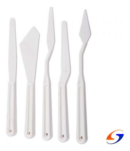 Juego De 5 Espatulas Plasticas Para Oleo Serviciopapelero 0