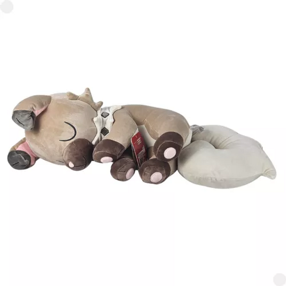 Pokémon Sleeping Rockruff Plush 18” – Sunny | Soft, Collectible & Adorable