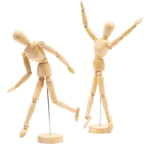 Figura De Madera Posable Para Dibujar, Modelo Humano De 30 C 0
