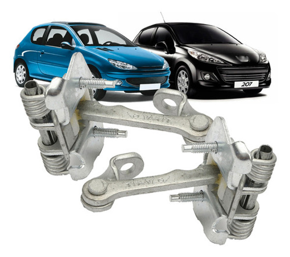 Par Limitador Porta Dianteira Peugeot 206 206 Hoggar 0