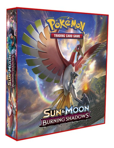 Album Pokémon Para Cards Tipo Fichário - Sm Burning Shadows 0
